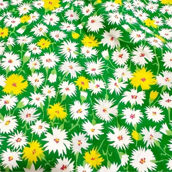 Vintage 1970’s Daisy Print Midi Skirt - Picture 3 of 9